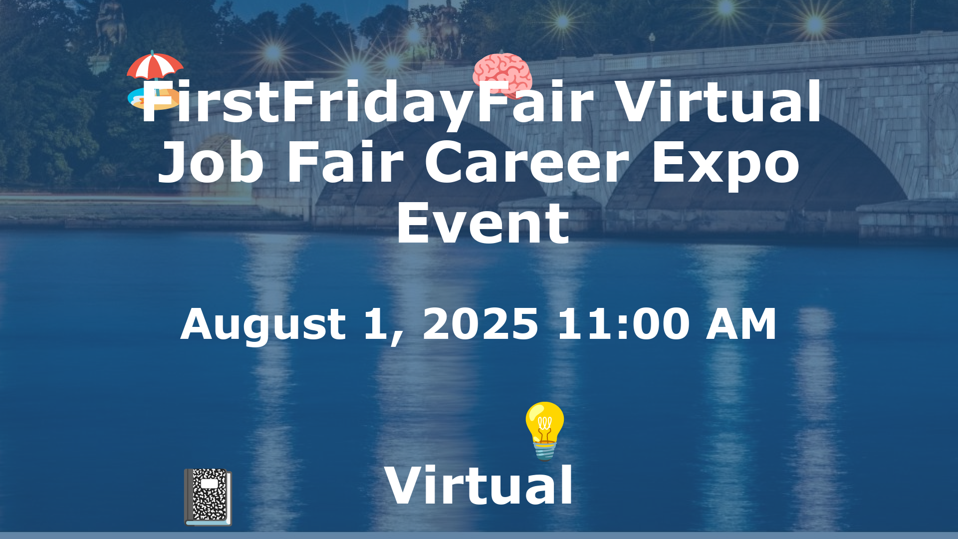 FirstFridayFair Virtual Job Fair Career Expo Event event image